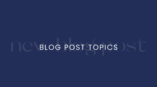 5 Blog Post Topics